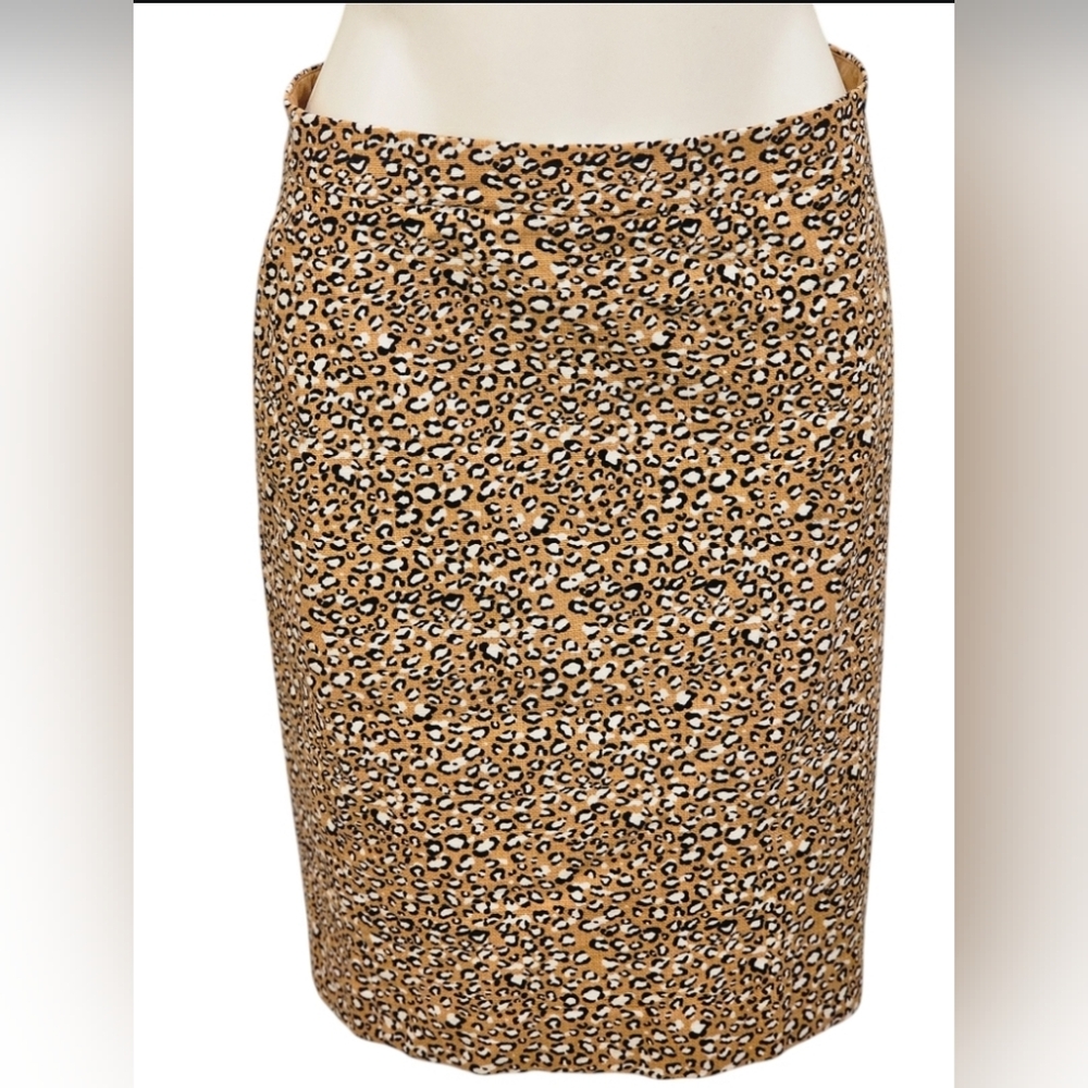 J.CREW Factory Leopard Print Pencil Skirt